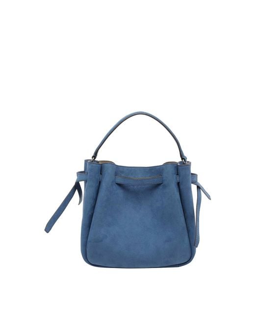 Tory Burch Blue Romy Bucket Bag