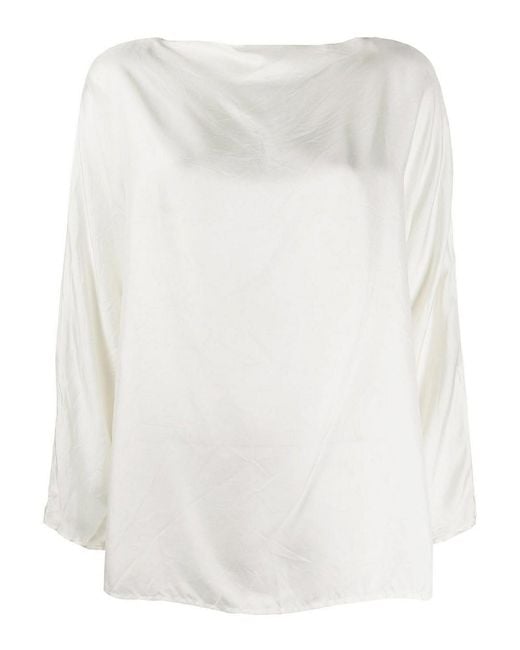 Daniela Gregis White Silk Blouse