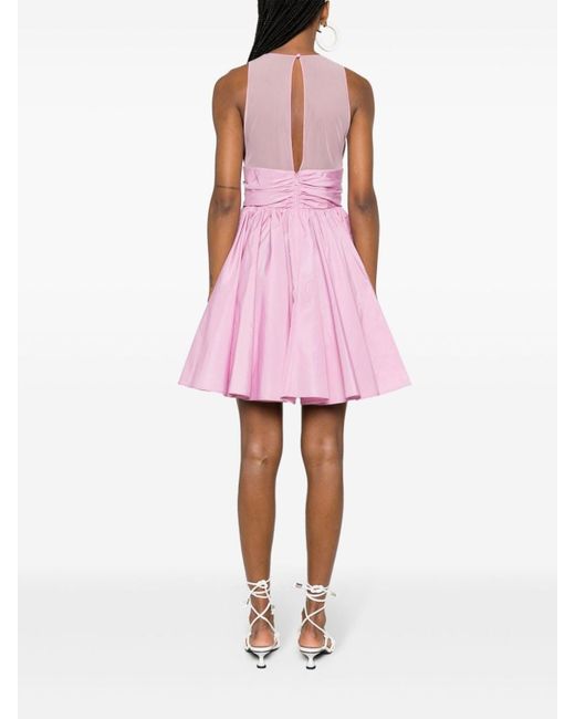Pinko Pink V-neck Dress