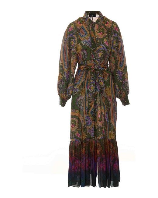 Etro Multicolor Long Dress