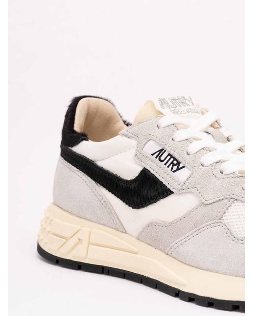 Autry White 'Reelwind' Low Sneakers