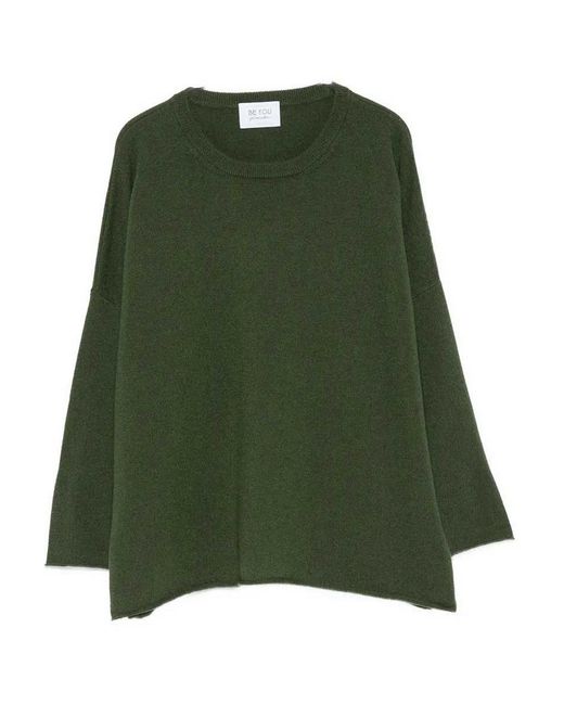 Be You Green Crew Neck Sweater