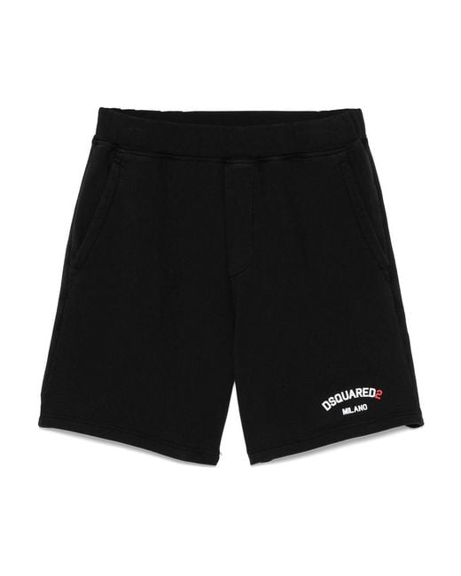 DSquared² Black Short Pant for men