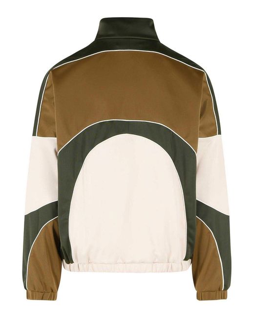 Amiri Green Track Polyester And Cotton Jacket for men