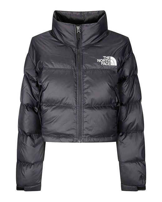 The North Face Black W Nuptse Short Jacket