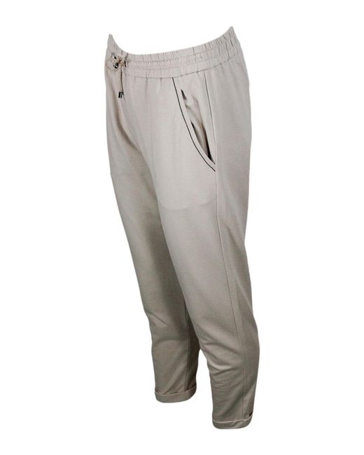 Brunello Cucinelli Gray Casual Trousers