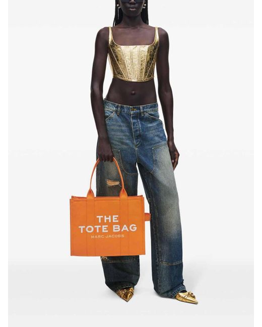 Marc Jacobs Orange The Large Tote Bag
