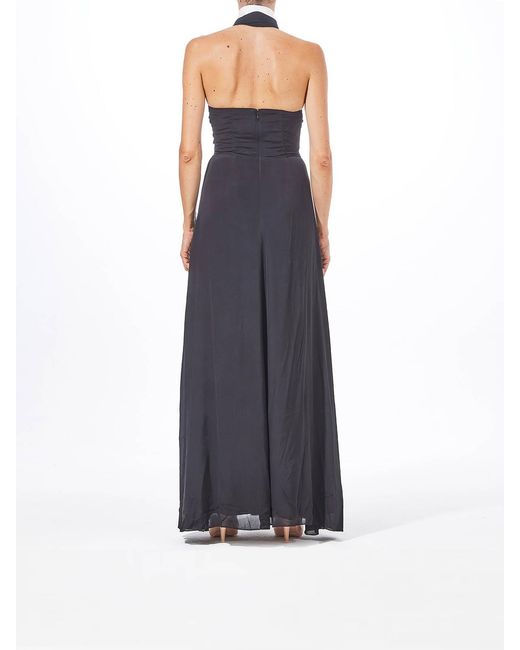 Karl Lagerfeld Blue Archive Long Dress