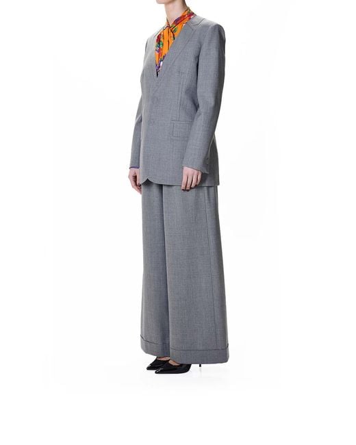 Moschino Gray Giacca Embossed