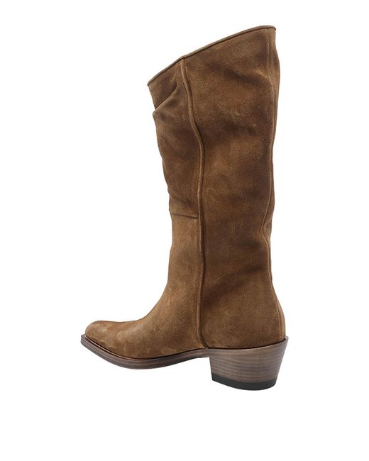 Khaite Brown Clive Boots