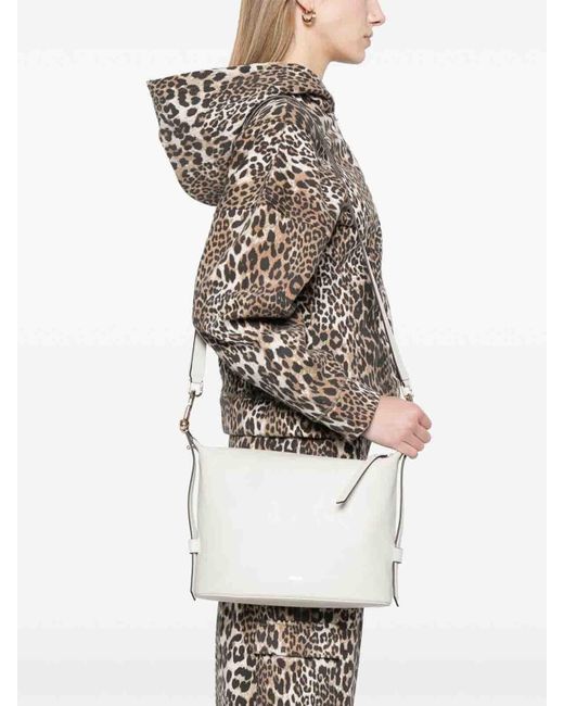 Furla White Medium Nuvola Shoulder Bag