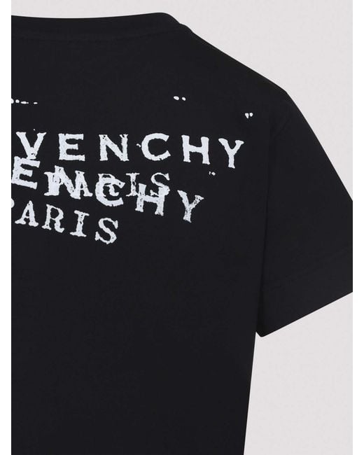 Givenchy Black Cotton T-Shirt