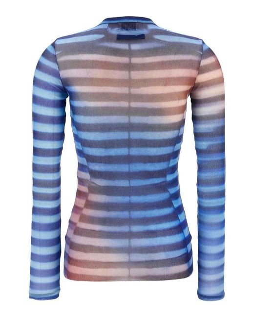 Jean Paul Gaultier Blue Top