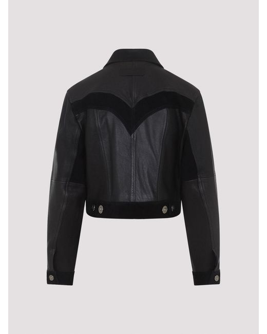 Versace Black Leather Jacket
