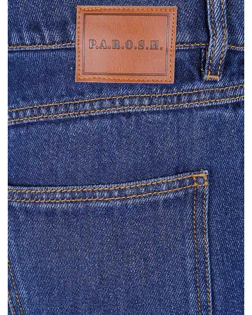 P.A.R.O.S.H. Blue Soft Jeans