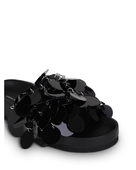 Rabanne Black Slipper