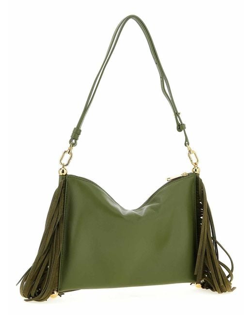 Furla Green Sfera Soft Mini Shoulder Bag