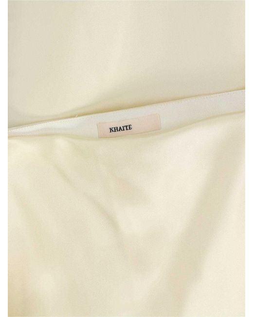 Khaite White Midi Skirt