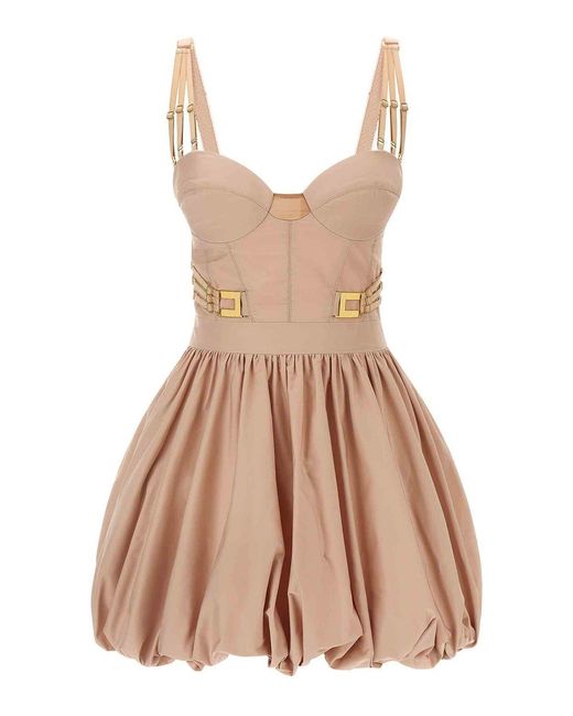 Elisabetta Franchi Pink Corset Dress
