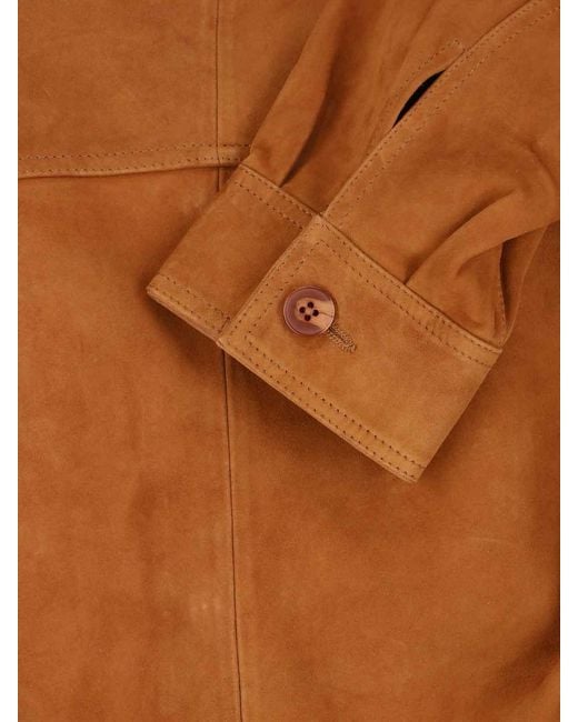 sunflower Brown Suede Shirt for men
