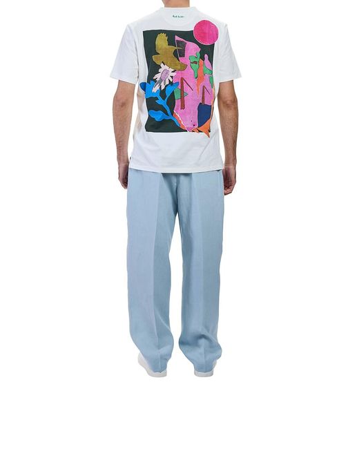 Paul Smith White T-Shirt Kingyo for men