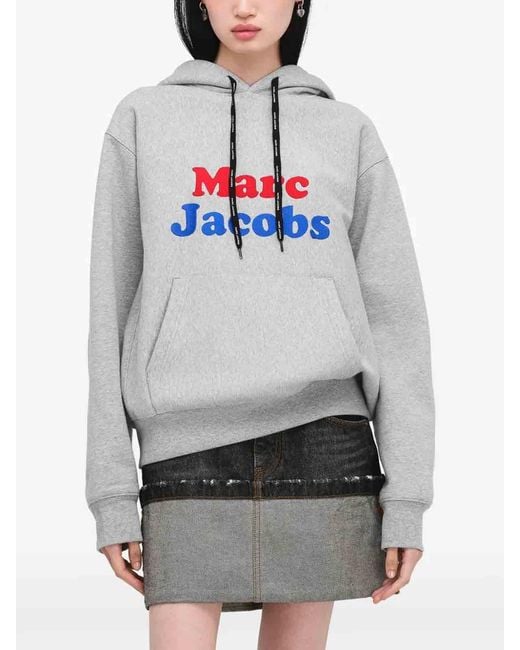 Marc Jacobs White Canal Street Logo Hoody