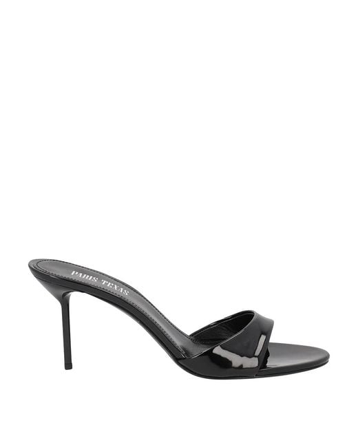Paris Texas Black Lidia Calfskin Sandals