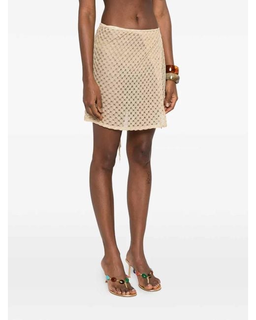 Missoni Natural Miniskirt
