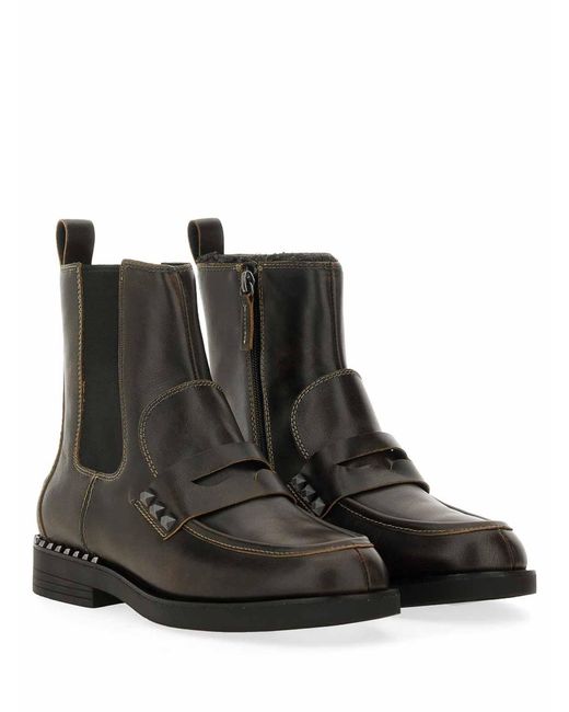 Ash Black Boot Wings Studs