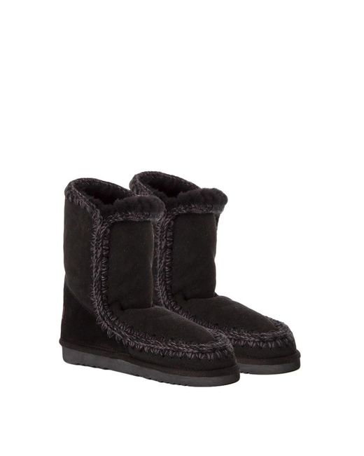 Mou Black Eskimo Boots