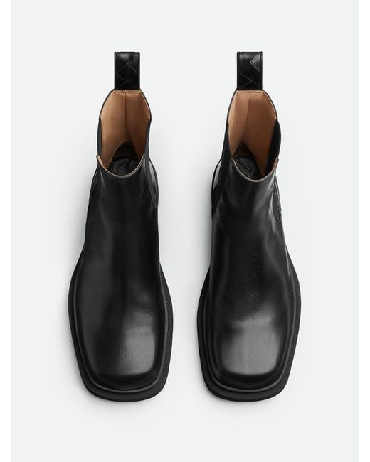 Bottega Veneta Black Ben Chelsea Boots for men