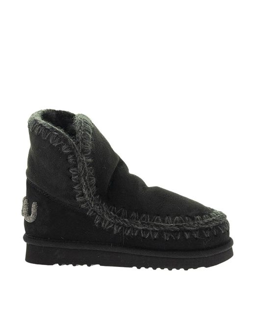 Mou Black Eskimo 18 Ankle Boots