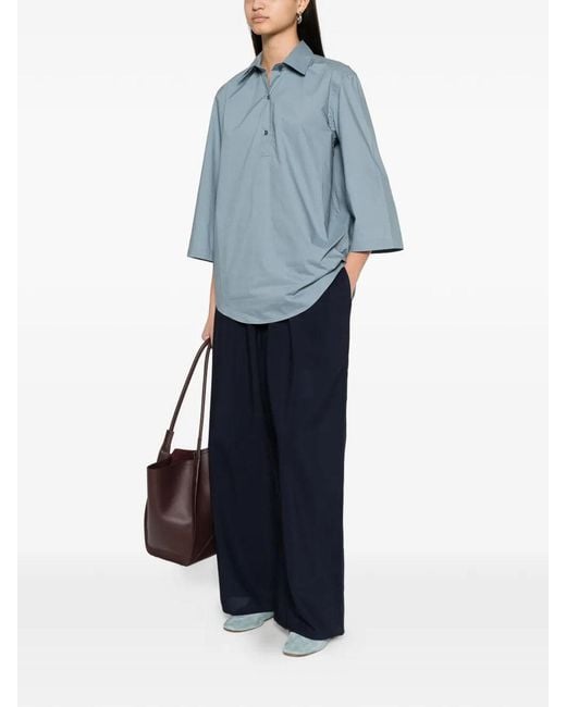 Sofie D'Hoore Blue 3/4 Sleeve Shirt