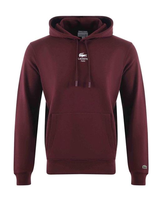 Lacoste Red Sweatshirt for men