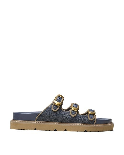 Marc Jacobs Blue The Lug Sole Slide