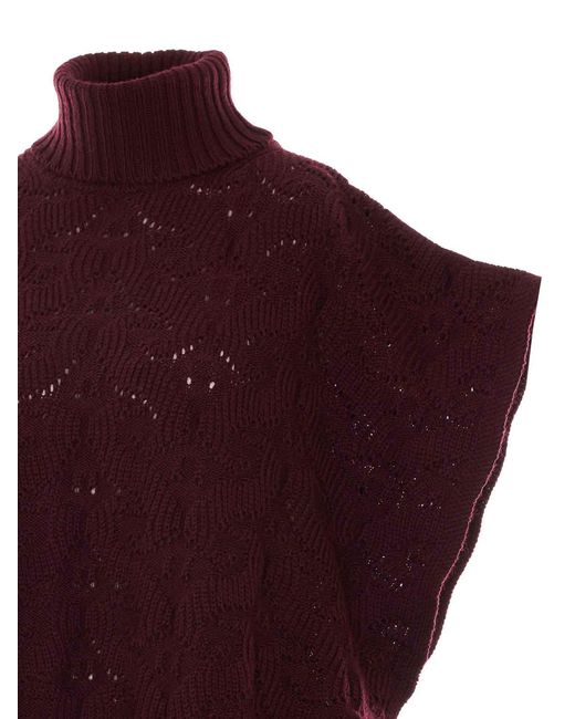 Etro Red Knitted Top