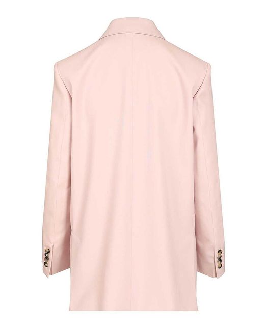 Max Mara Pink Ombrosa Double-Breasted Blazer