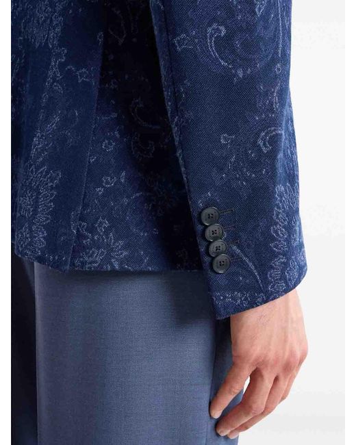Etro Blue Outerwear for men