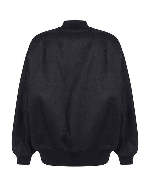 DR. HOPE Blue Maxi Bomber Jacket