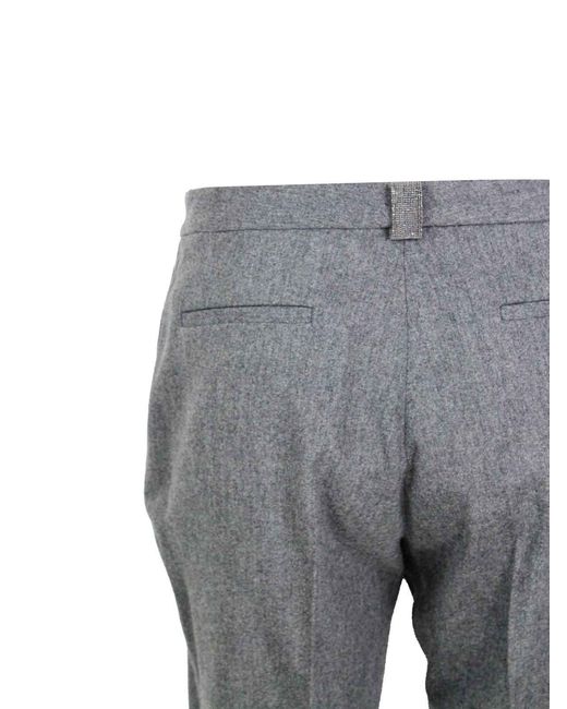 Fabiana Filippi Gray Trousers