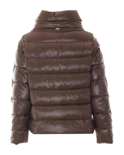 Herno Brown Fondant Light Down Jacket