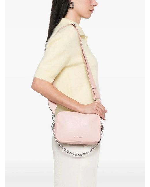 Michael Kors Pink Brayant Md Chain Crossbody