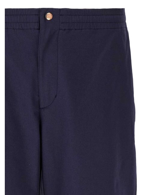 Moncler Blue X Gilga Farm Pants By Donald Glover for men