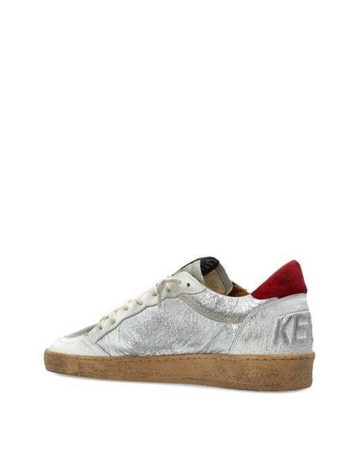 Golden Goose Deluxe Brand Brown Ballstar Leather Sneakers for men