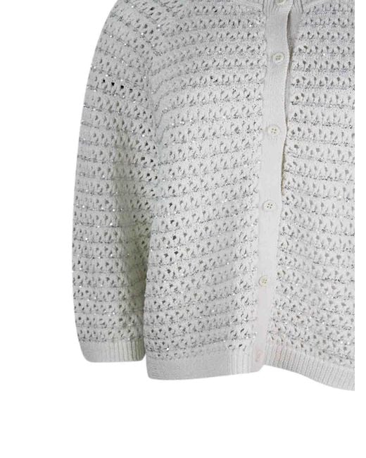 Fabiana Filippi Gray Sweaters