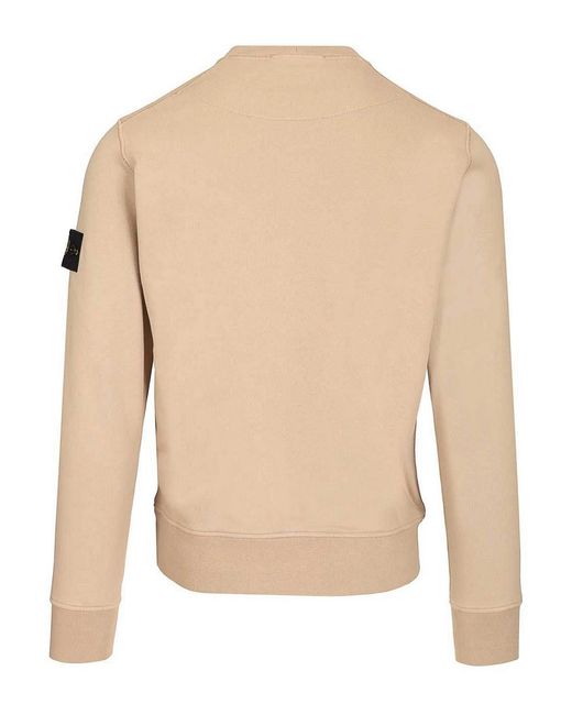 Stone Island Natural Organic Cotton Sweatshirt for men