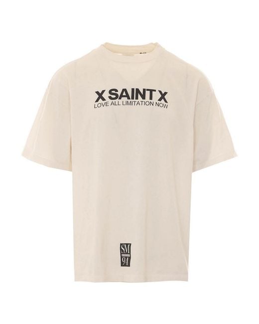 SAINT Mxxxxxx White Saint T-Shirt for men