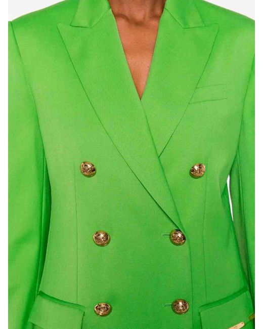 Elisabetta Franchi Green Jacket