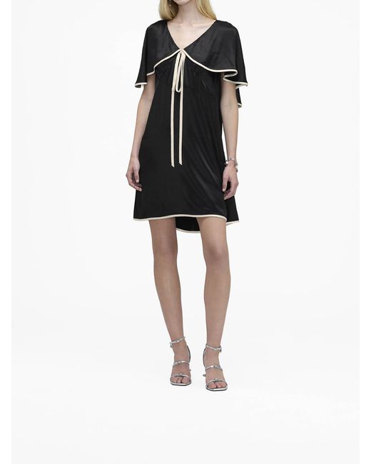 Marc Jacobs Black Cape Mini Dress