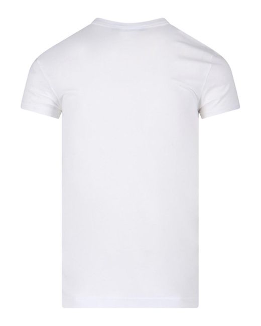 Dolce & Gabbana White T-Shirt Logo for men